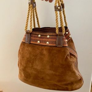 Gucci Suede Cognac Hobobag